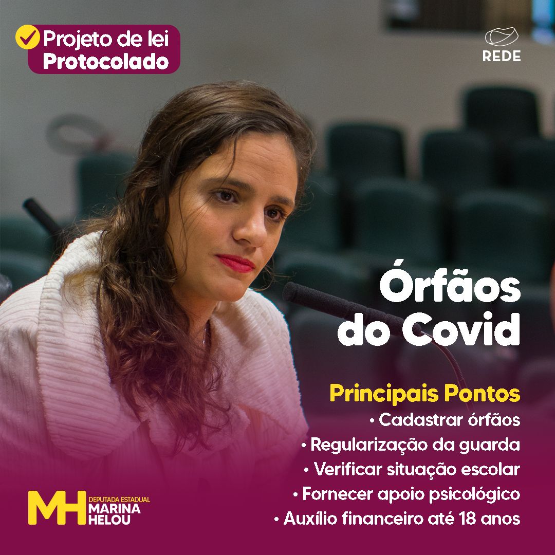 Marina Helou | PL Órfãos Covid | Deputada estadual | Alesp