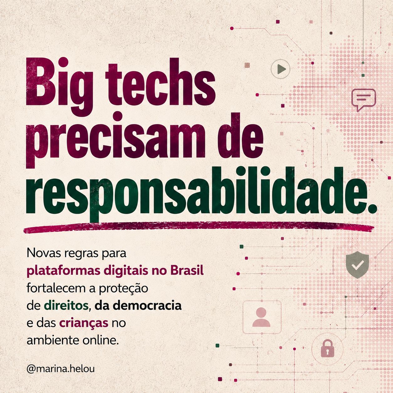Big techs precisam assumir sua responsabilidade